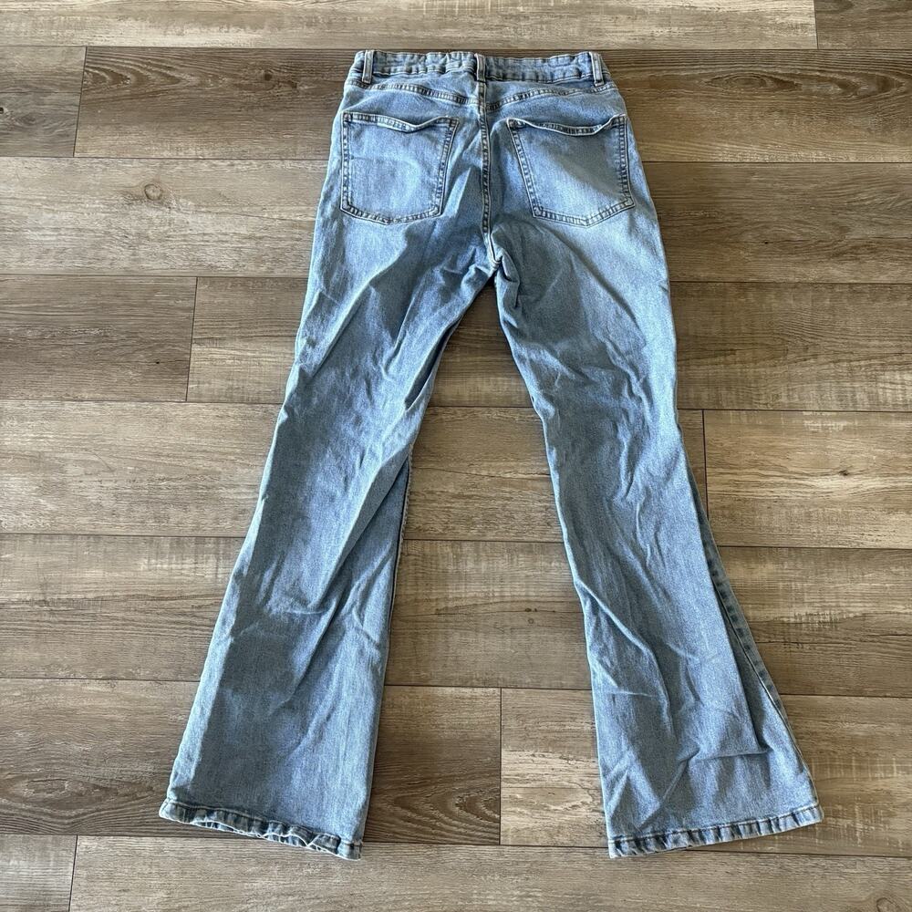 Cotton On Jeans | Womens 8 (29x31.5) | Original Flare Light Wash Stretch Denim - Picture 9 of 9